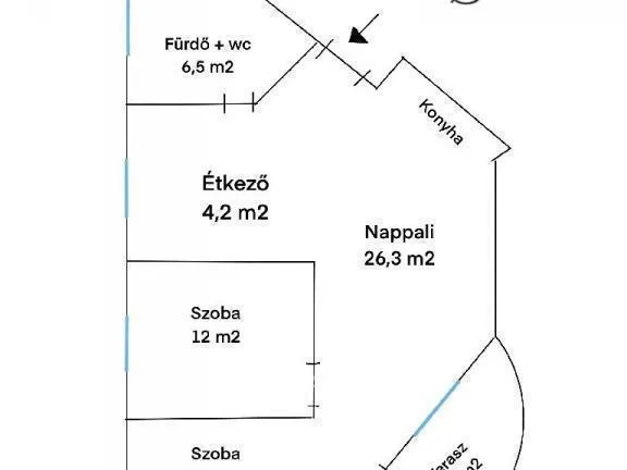 Eladó lakás Budapest XV. kerület 58 nm