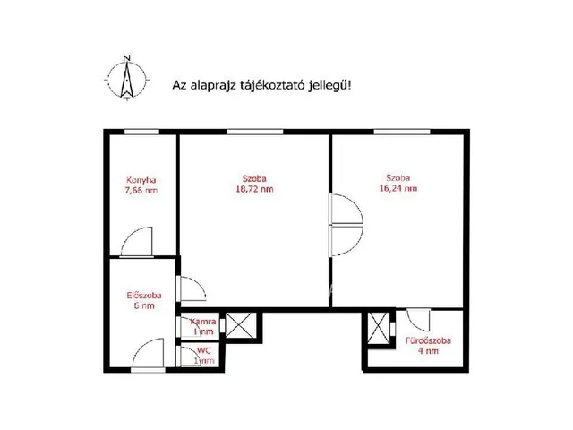 Eladó lakás Budapest XIV. kerület 55 nm