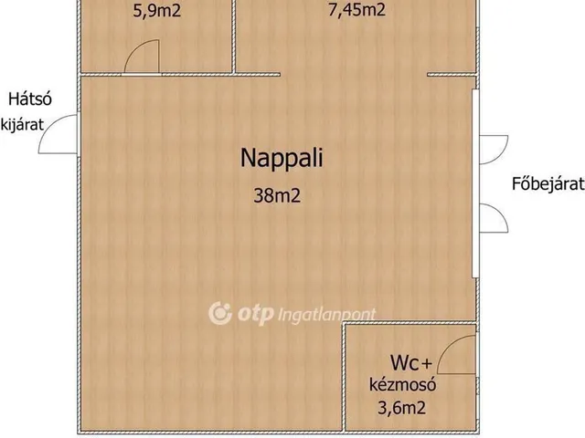 Eladó ház Kiskunlacháza 55 nm