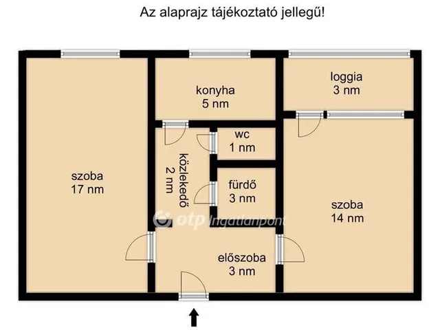 Eladó lakás Budapest III. kerület 48 nm