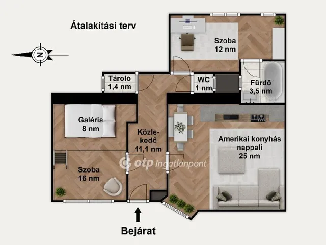 Eladó lakás Budapest VIII. kerület 70 nm