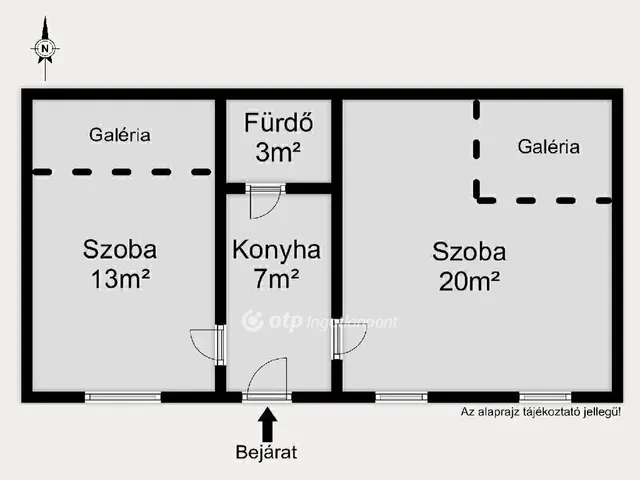 Eladó lakás Budapest VII. kerület, Belső-Erzsébetváros 43 nm