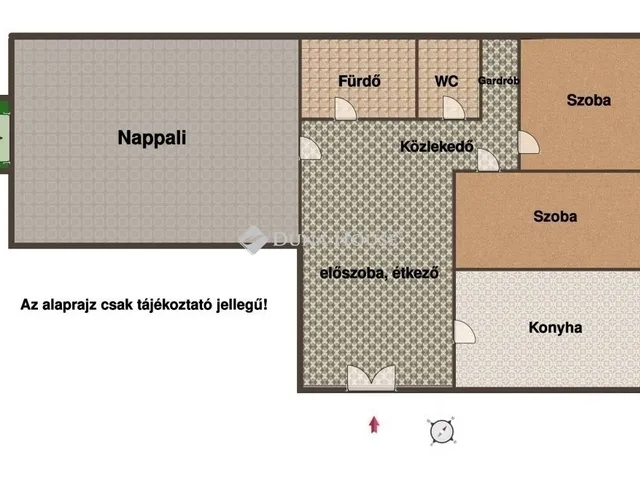 Eladó lakás Budapest III. kerület, Békásmegyer 57 nm