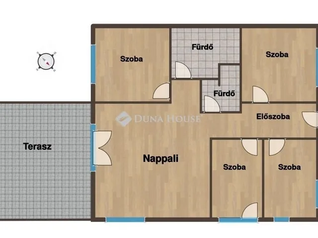 Eladó ház Budapest XXII. kerület, Budafok-Rózsavölgy 92 nm