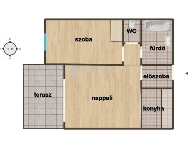 Kiadó lakás Budapest XIII. kerület, Lőportárdűlő 49 nm