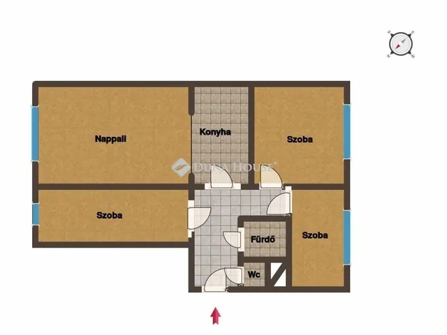 Eladó lakás Székesfehérvár 62 nm
