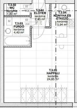 Eladó lakás Nyíregyháza 39 nm