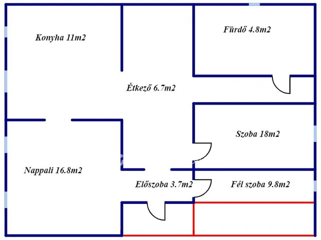 Eladó ház Nyírcsaholy 70 nm