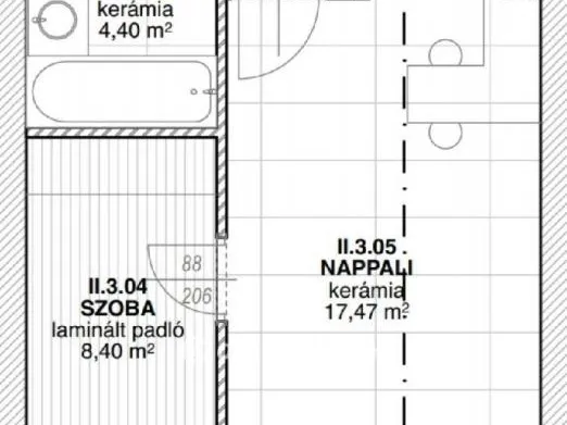 Eladó lakás Nyíregyháza 39 nm