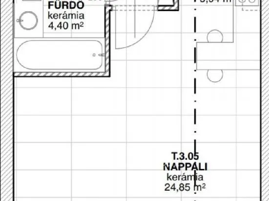 Eladó lakás Nyíregyháza 39 nm