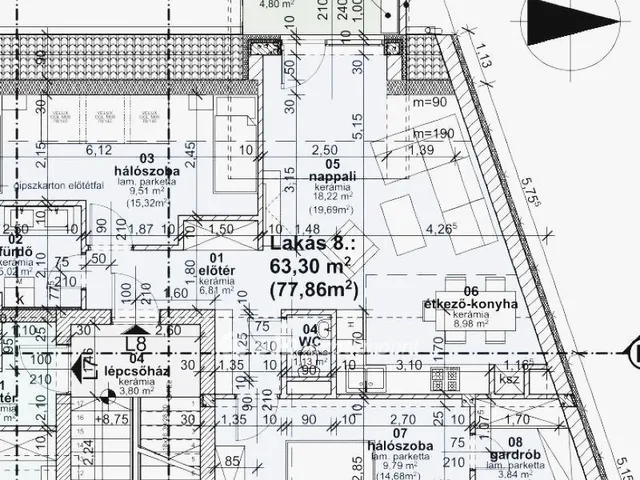 Eladó lakás Nyíregyháza 77 nm