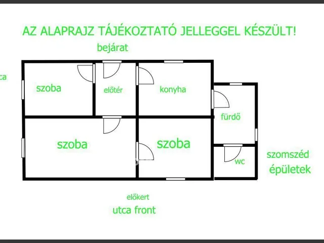 Eladó ház Hajdúnánás 56 nm