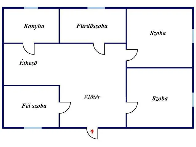 Eladó ház Szakoly 80 nm