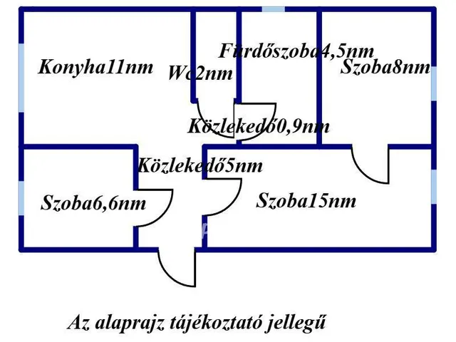 Eladó ház Nyírábrány 53 nm