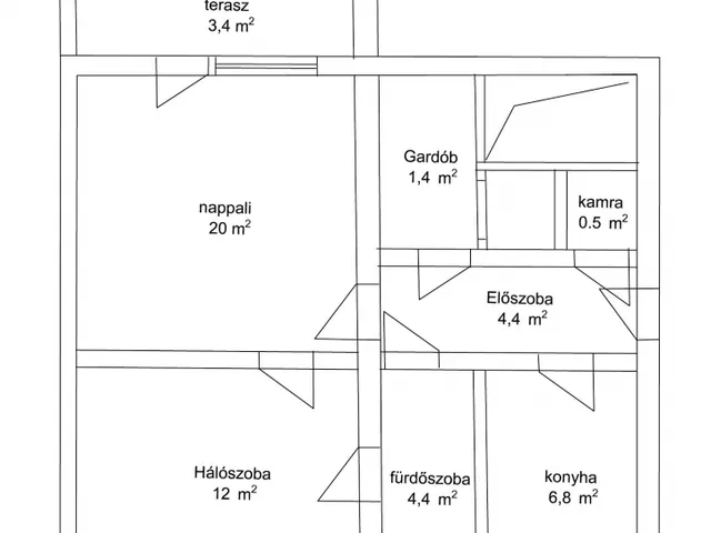 Eladó lakás Nyíregyháza, Érkert 55 nm