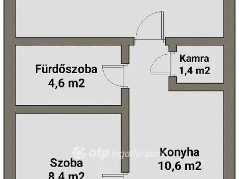 Eladó lakás Kisvárda 45 nm