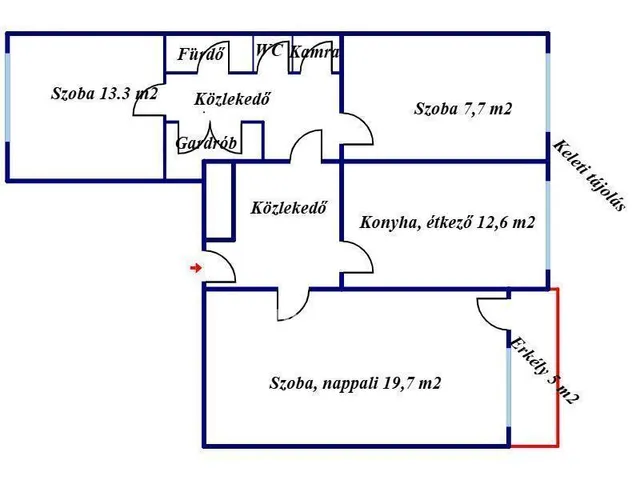 Eladó lakás Nyíregyháza 74 nm