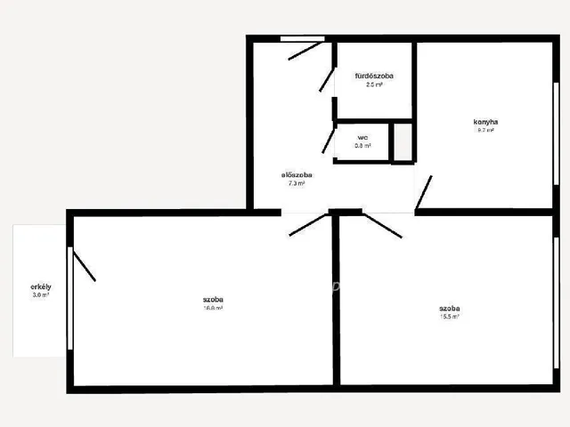 Eladó lakás Nyíregyháza 53 nm