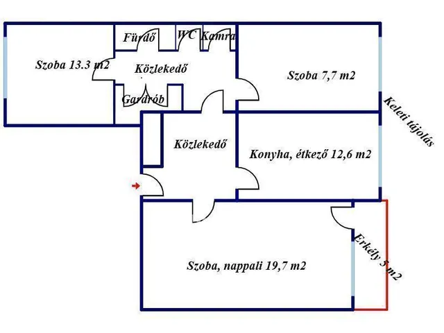 Eladó lakás Nyíregyháza 74 nm