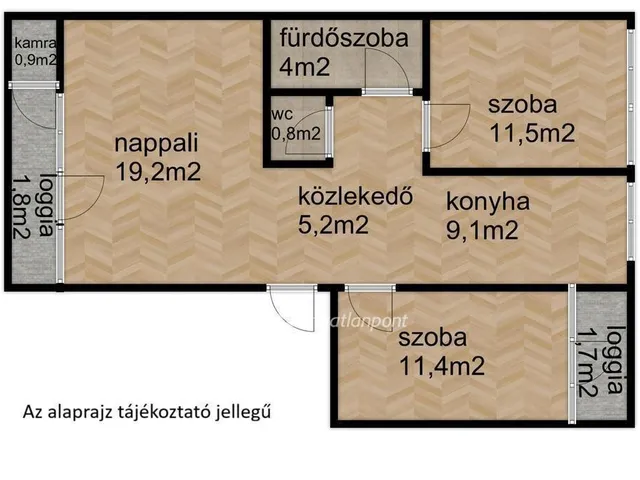 Eladó lakás Nyíregyháza 64 nm