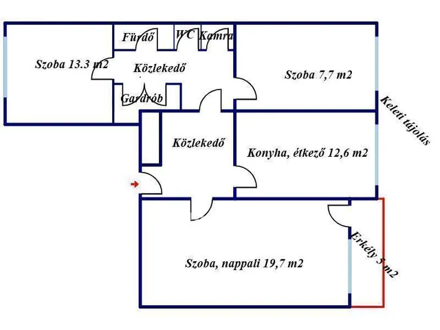 Eladó lakás Nyíregyháza 74 nm