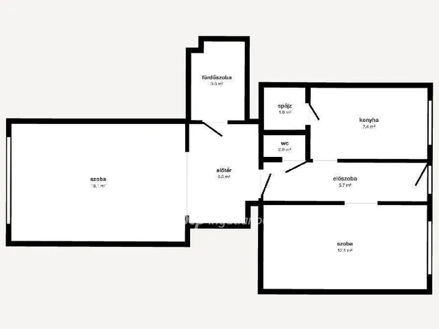 Eladó lakás Nyíregyháza 55 nm
