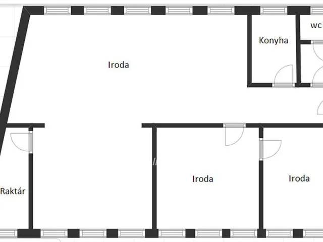 Kiadó kereskedelmi és ipari ingatlan Nyíregyháza 145 nm