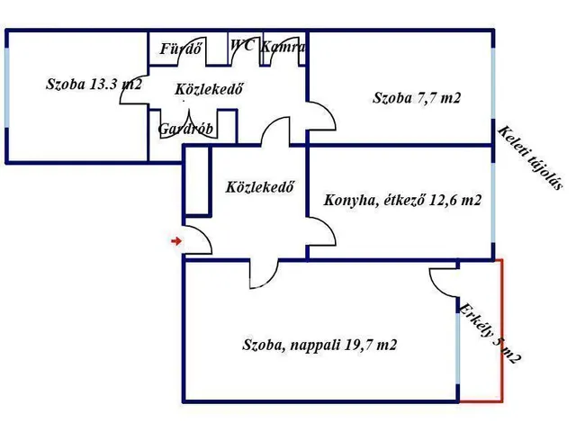 Eladó lakás Nyíregyháza 74 nm