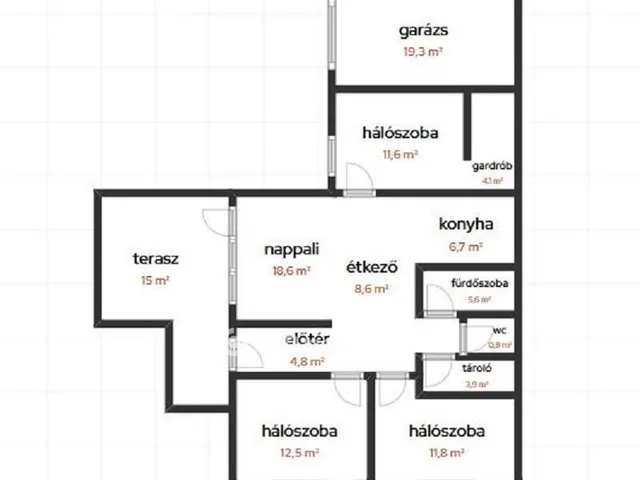 Eladó ház Nyíregyháza 90 nm