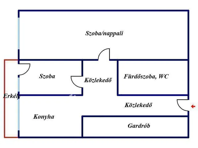 Eladó lakás Nyíregyháza 42 nm