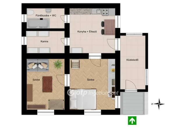 Eladó ház Tiszavasvári 56 nm