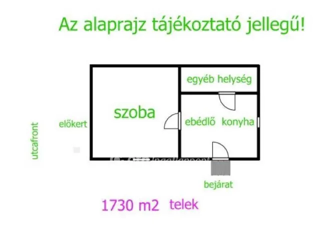 Eladó ház Tiszavasvári 25 nm