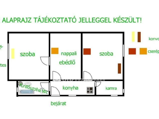 Eladó ház Hajdúhadház 60 nm