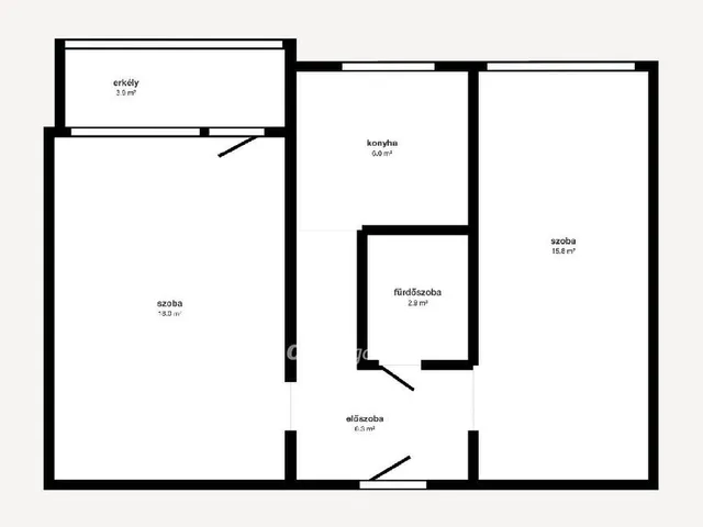 Eladó lakás Nyíregyháza 51 nm