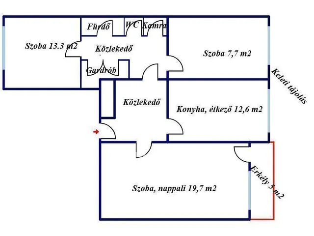 Eladó lakás Nyíregyháza 74 nm