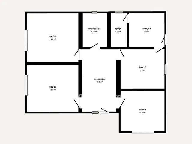 Eladó ház Tiszaeszlár 104 nm