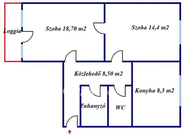 Eladó lakás Kisvárda 56 nm