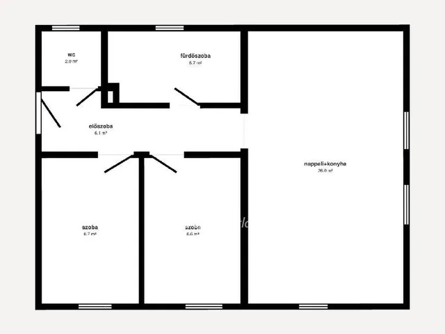 Eladó lakás Hajdúnánás 44 nm