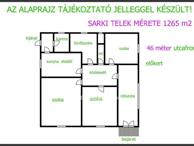 Eladó ház Tiszavasvári 90 nm