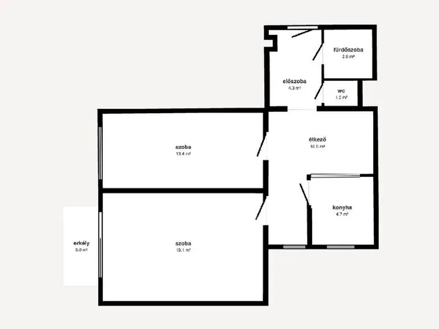 Eladó lakás Nyíregyháza 54 nm