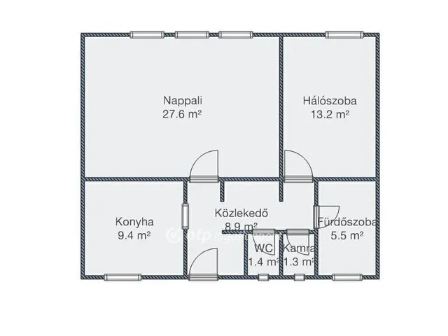 Eladó lakás Nyíregyháza 58 nm