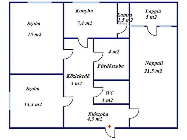 Eladó lakás Nyíregyháza 76 nm
