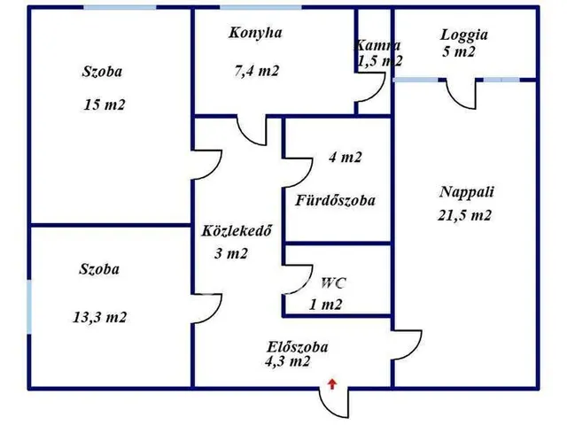 Eladó lakás Nyíregyháza 76 nm