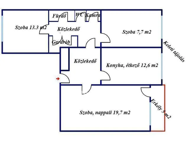 Eladó lakás Nyíregyháza 74 nm