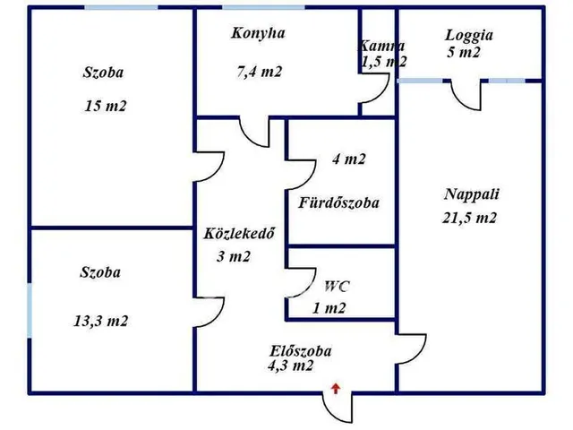 Eladó lakás Nyíregyháza 76 nm