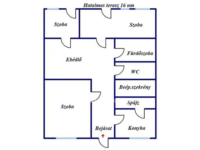 Eladó lakás Nyíregyháza 62 nm