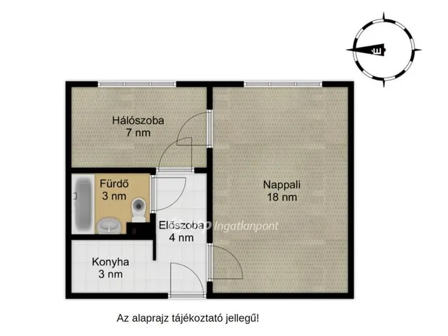 Eladó lakás Nyíregyháza 35 nm