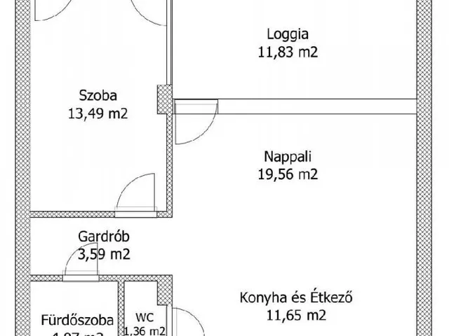 Eladó lakás Keszthely 59 nm