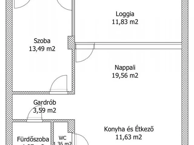 Eladó lakás Keszthely 59 nm