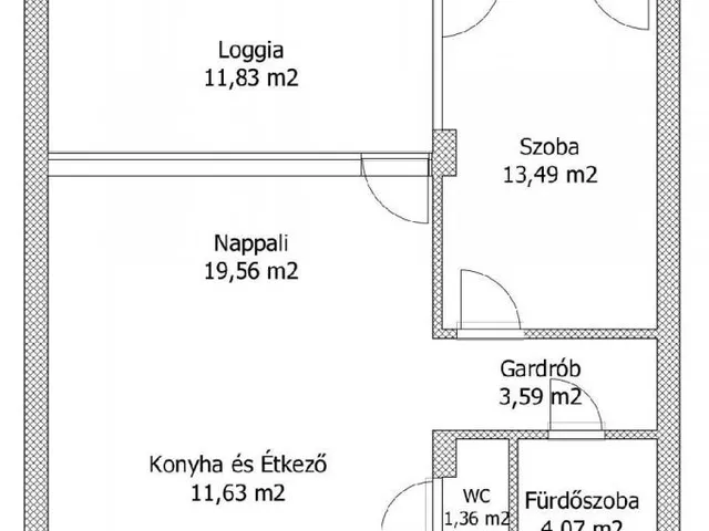 Eladó lakás Keszthely 59 nm